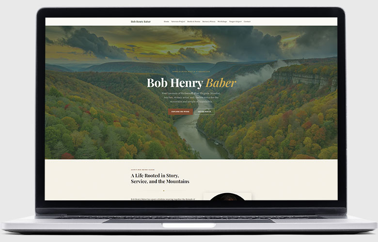 Bob Henry Baber website screenshot