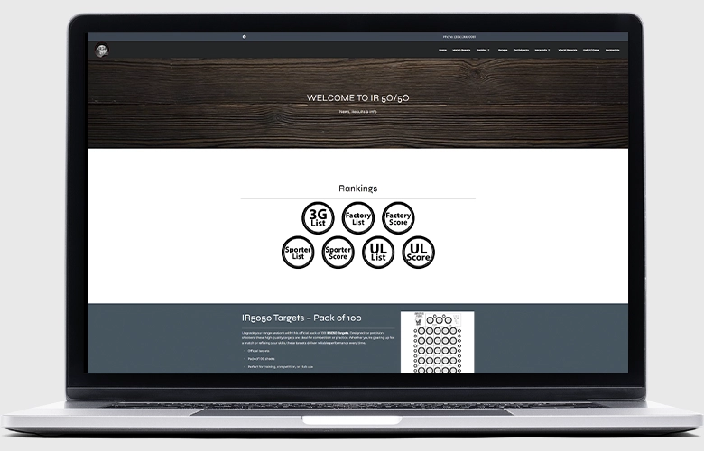 IR5050 website screenshot
