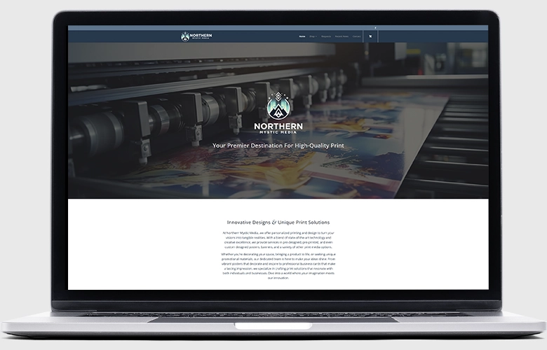 Northern Mystic Media website screenshot