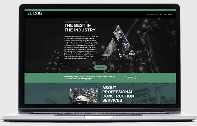 PCS US website screenshot
