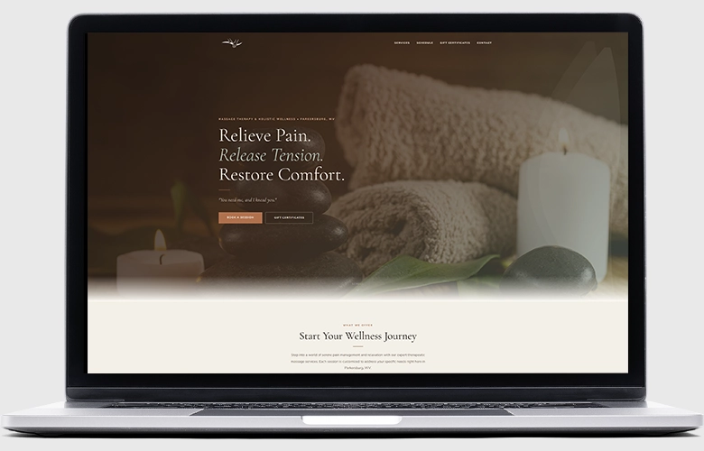 Routine Kneads website screenshot