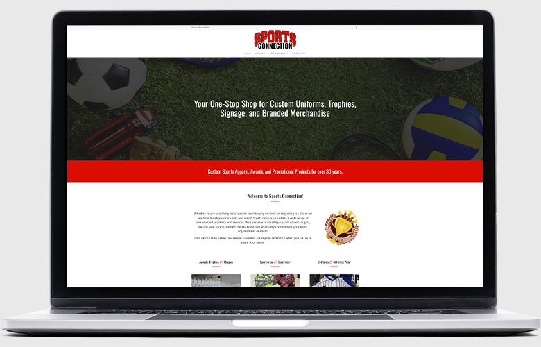 Sports Connection USA website screenshot